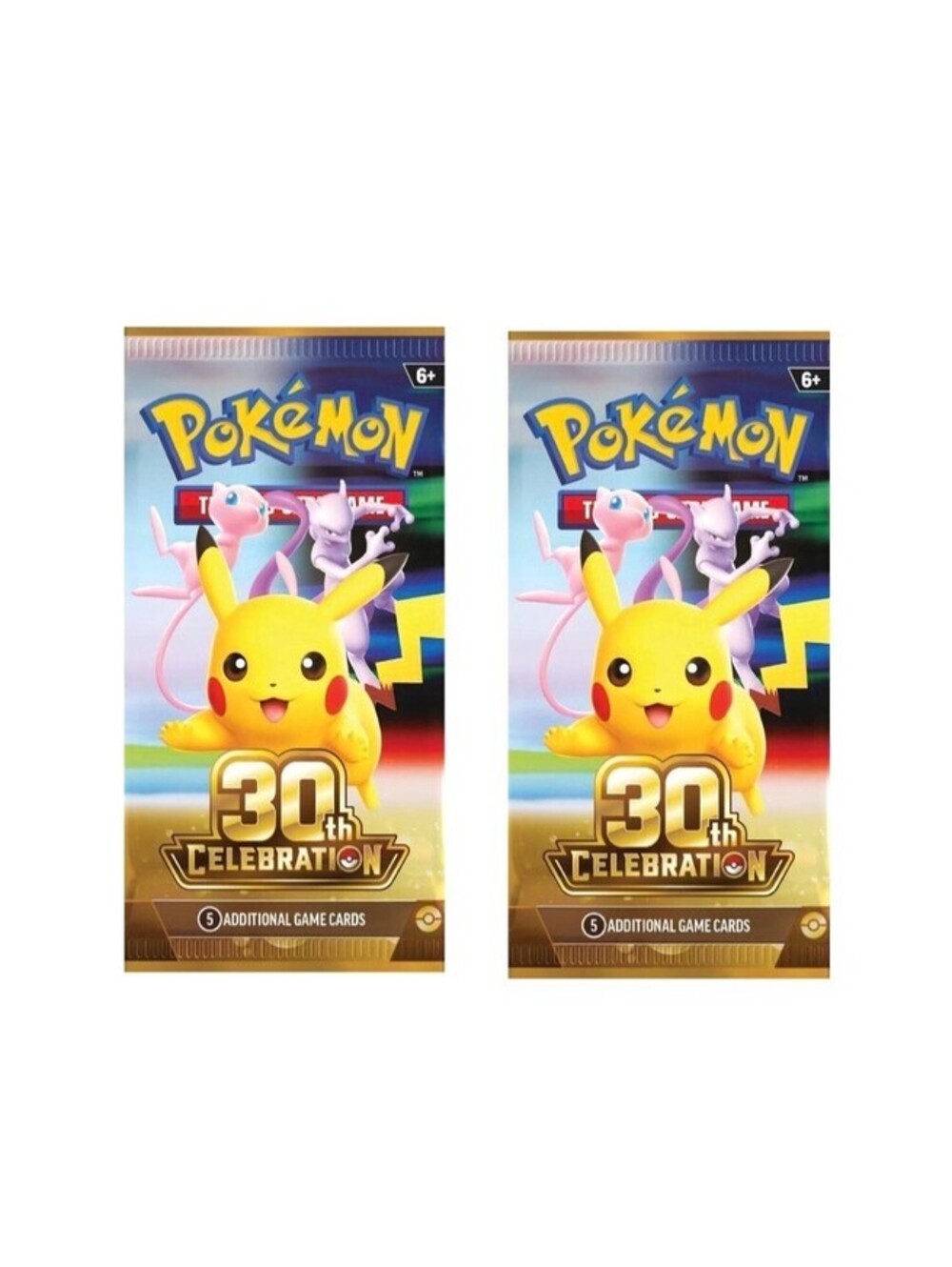 30th Celebration Booster Pack Lot (2 Packs)